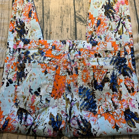 Floral Haze Ankle Skinny Jeans by 74AM - Picture 7 of 8